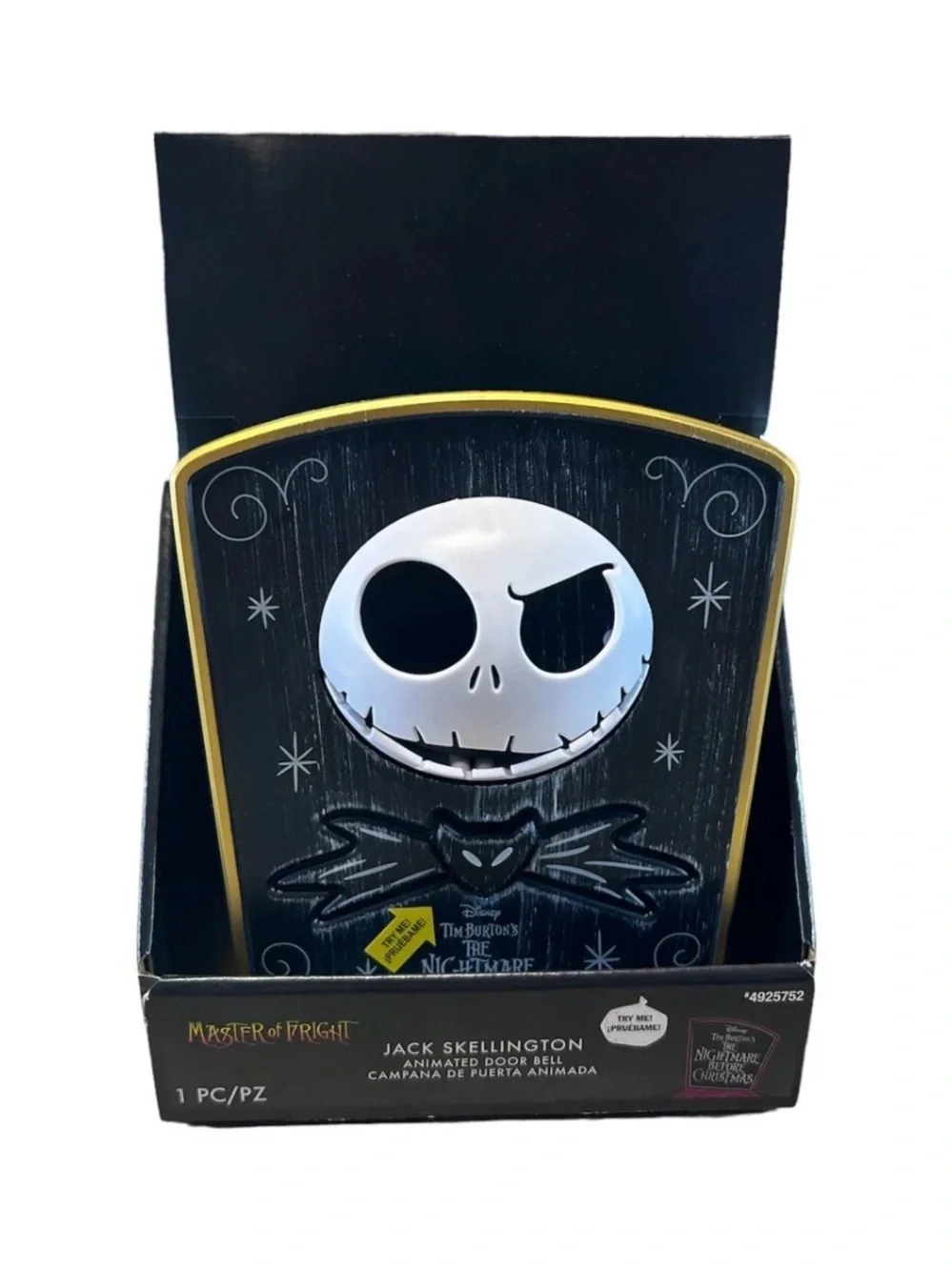 Disney The Nightmare Before Christmas Animated Jack Skellington Voice Door Bell